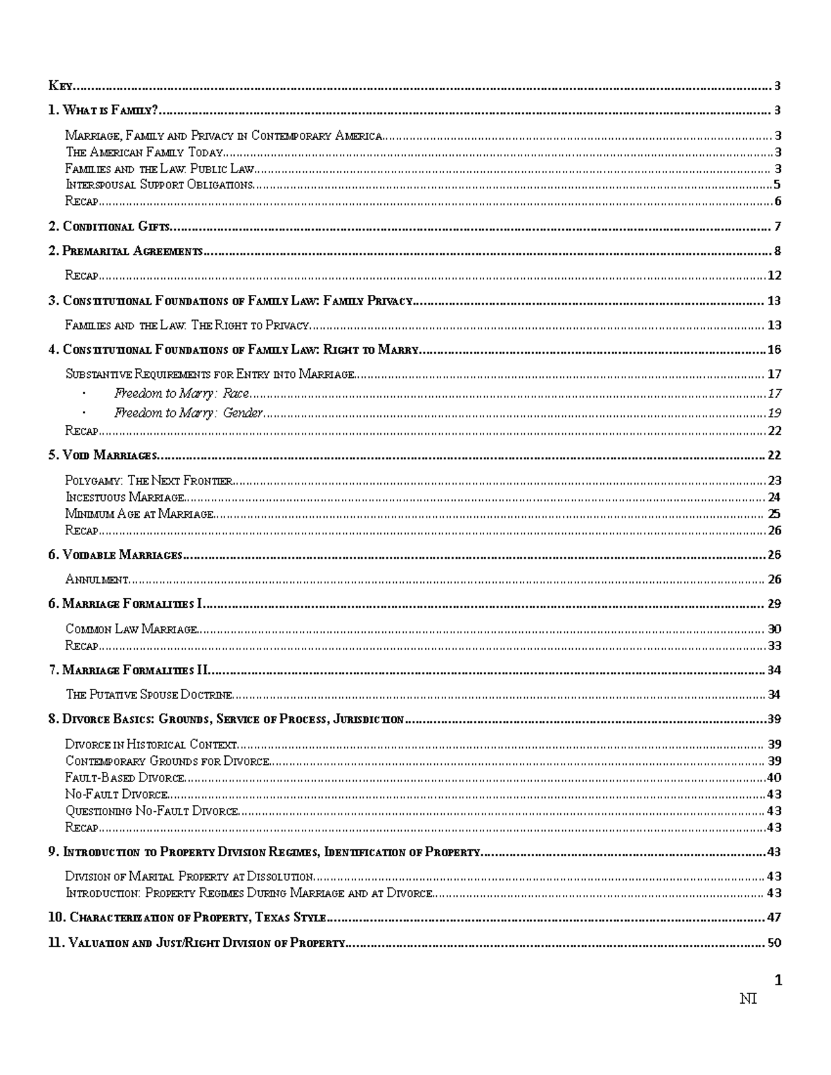 Family Law Notes (FAM 101): Key Concepts and Case Summaries - Studocu