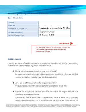 Bloque 1 La Relación Del Ser Humano Con El Mundo Bloque 1 La Relación