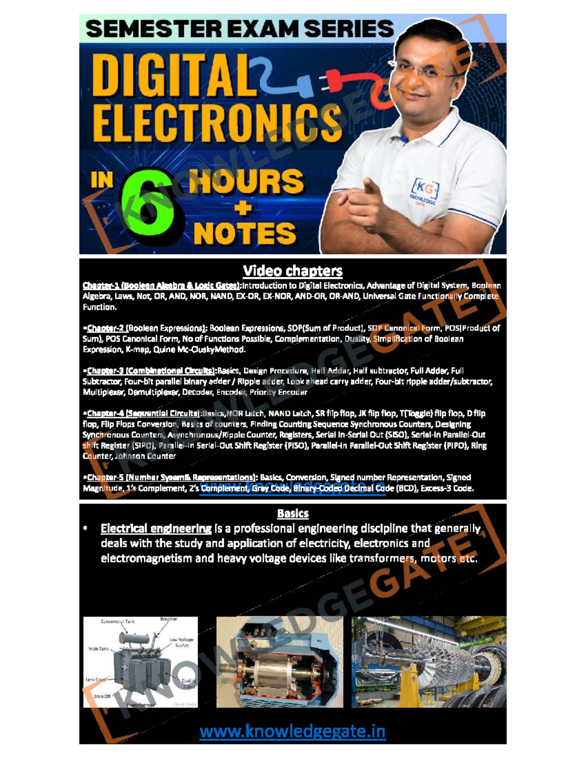DE - Semester Exam Series Digital Electronics Notes - Studocu