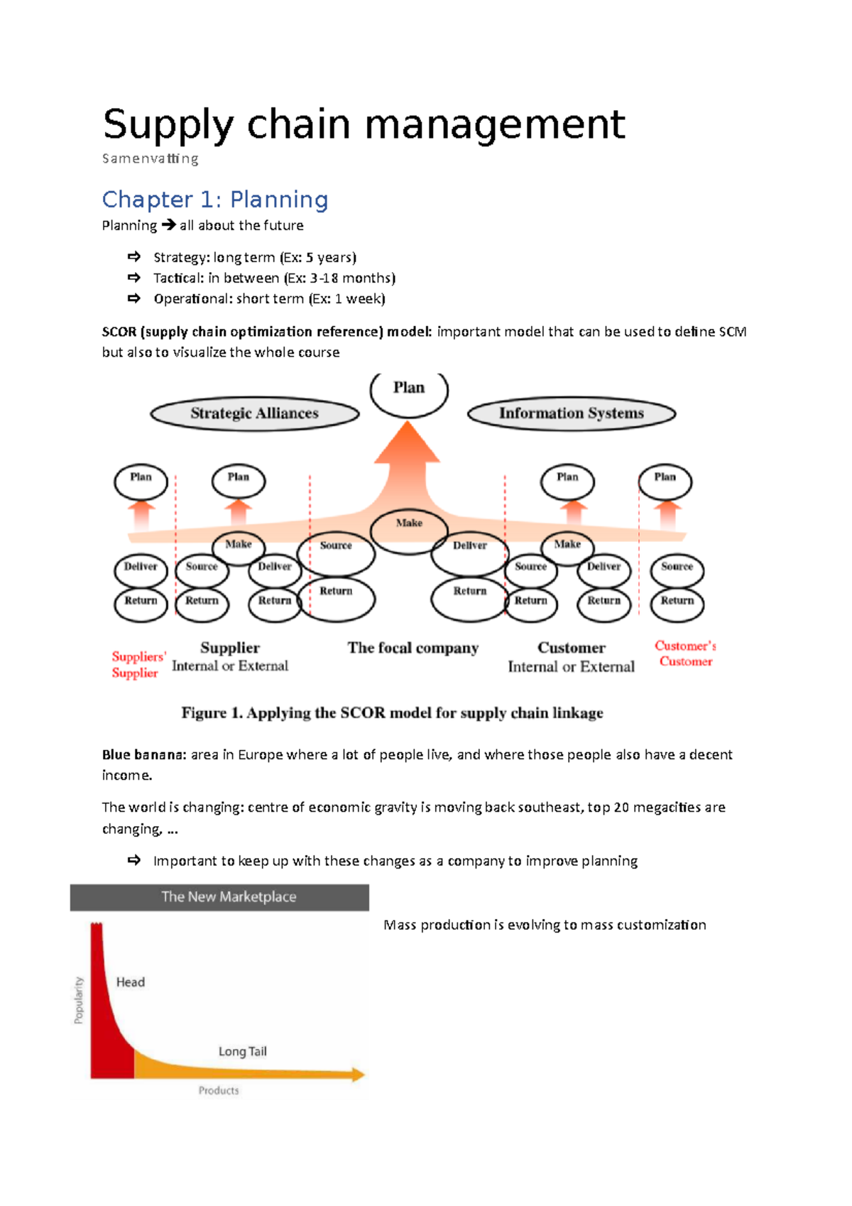 Supply Chain Management - Chapter 1 Summary and Key Insights - Studocu