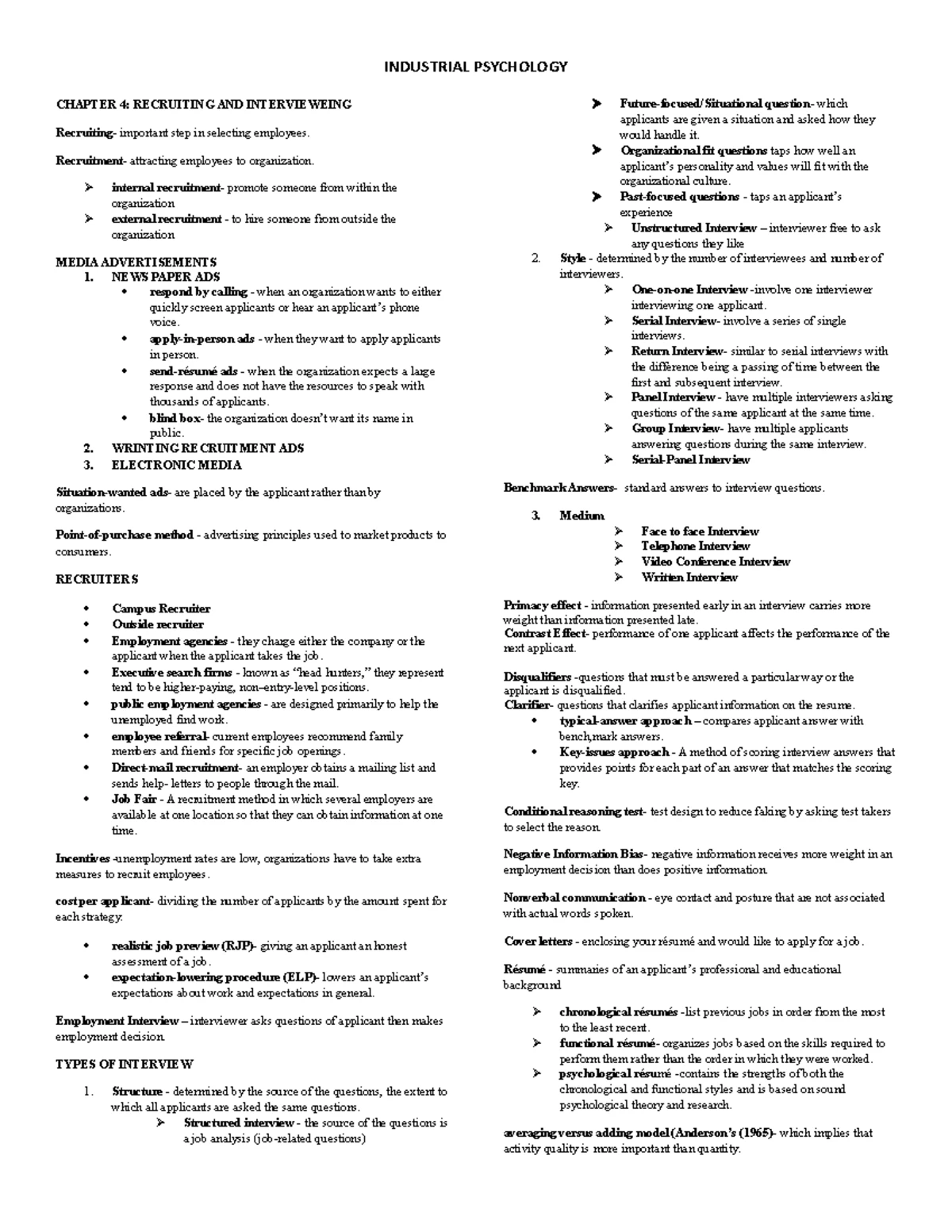 PSY 113 - Midterm Lecture Notes on Reliability and Validity Concepts ...