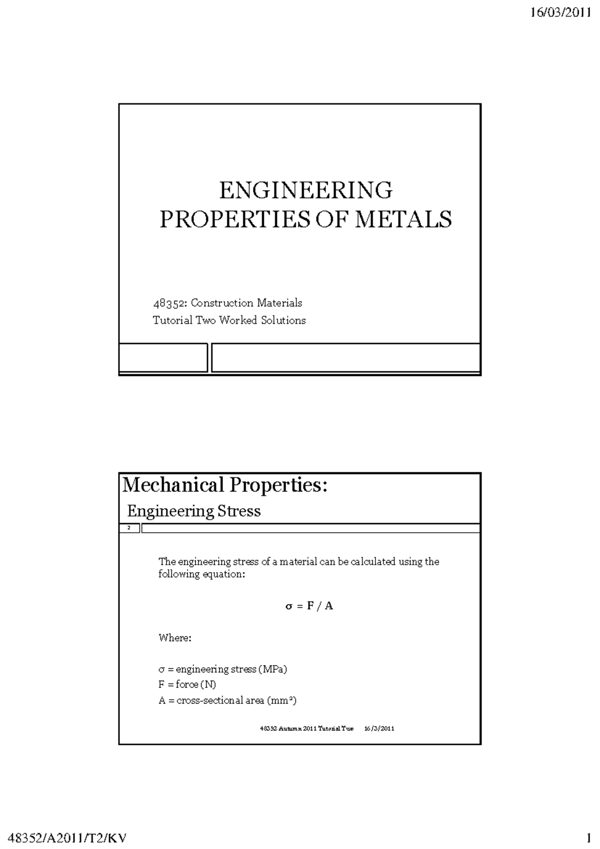 48352 A2011 tutorial 2 worked solutions 2 slides ...