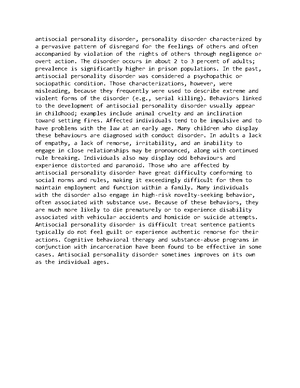 Chapter 3- Models of Abnormalities - Abnormal psychology Biological ...