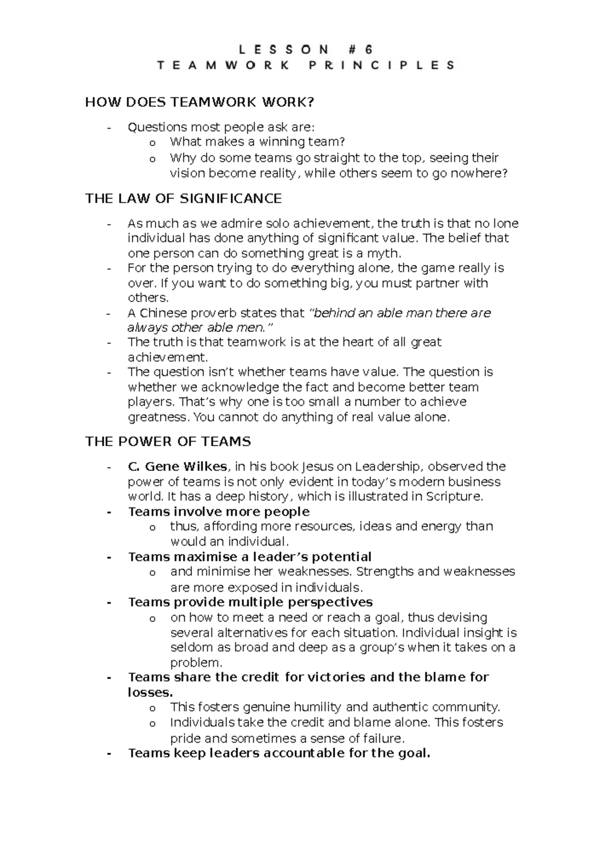 The Power of Teamwork: Understanding Its Significance and Impact - HOW ...