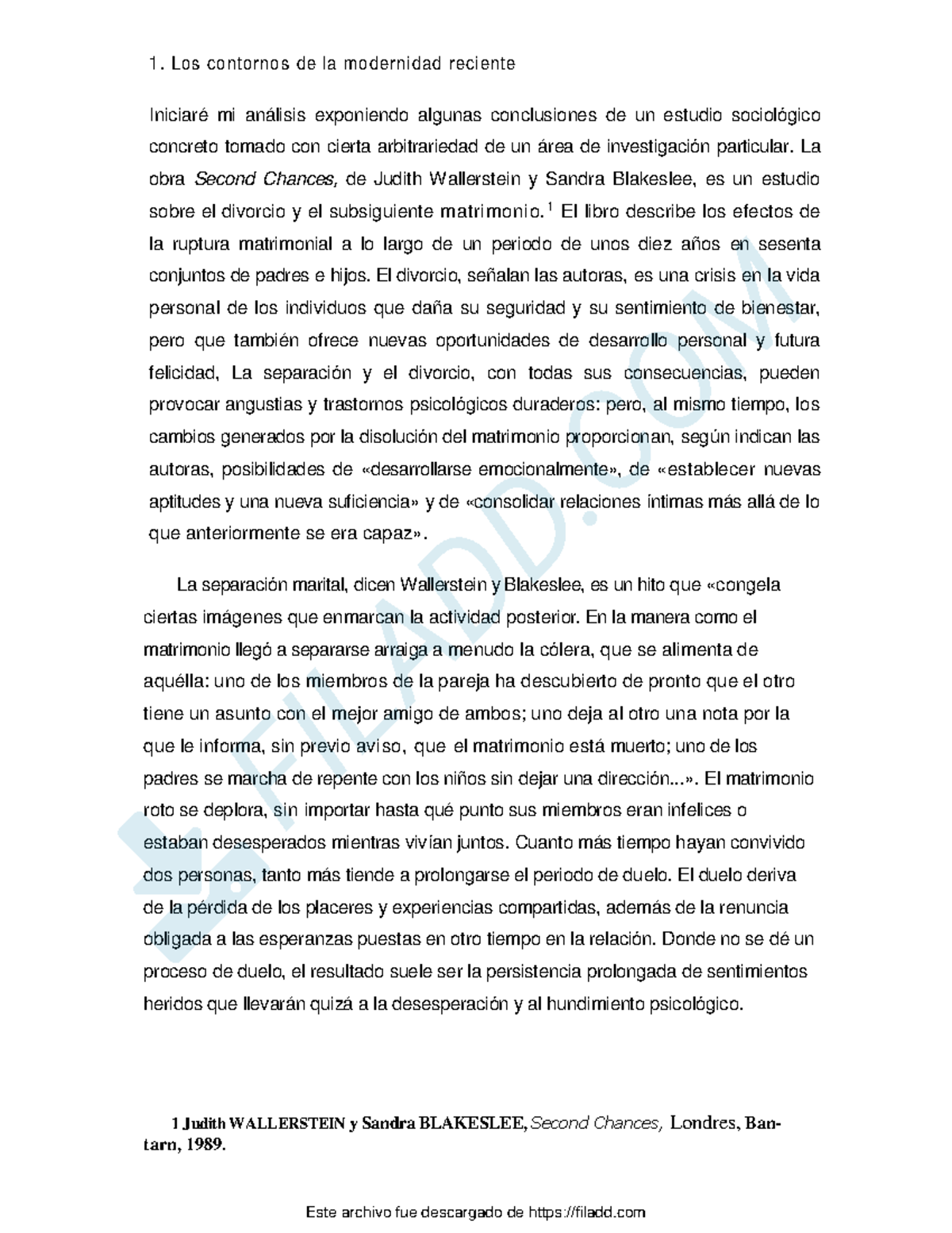 Los contornos de la modernidad reciente según Giddens (pág. 18-47 ...
