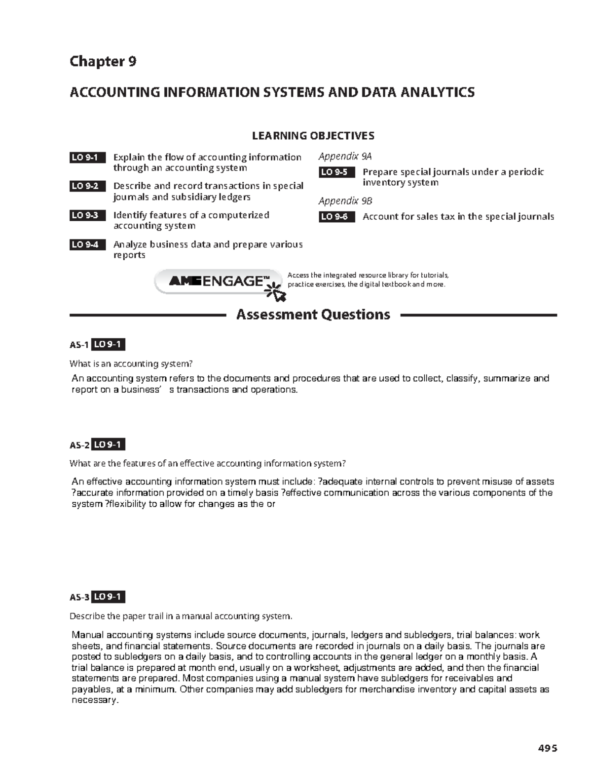 Chapter 9 Final Exam: Accounting Information Systems & Data Analytics ...