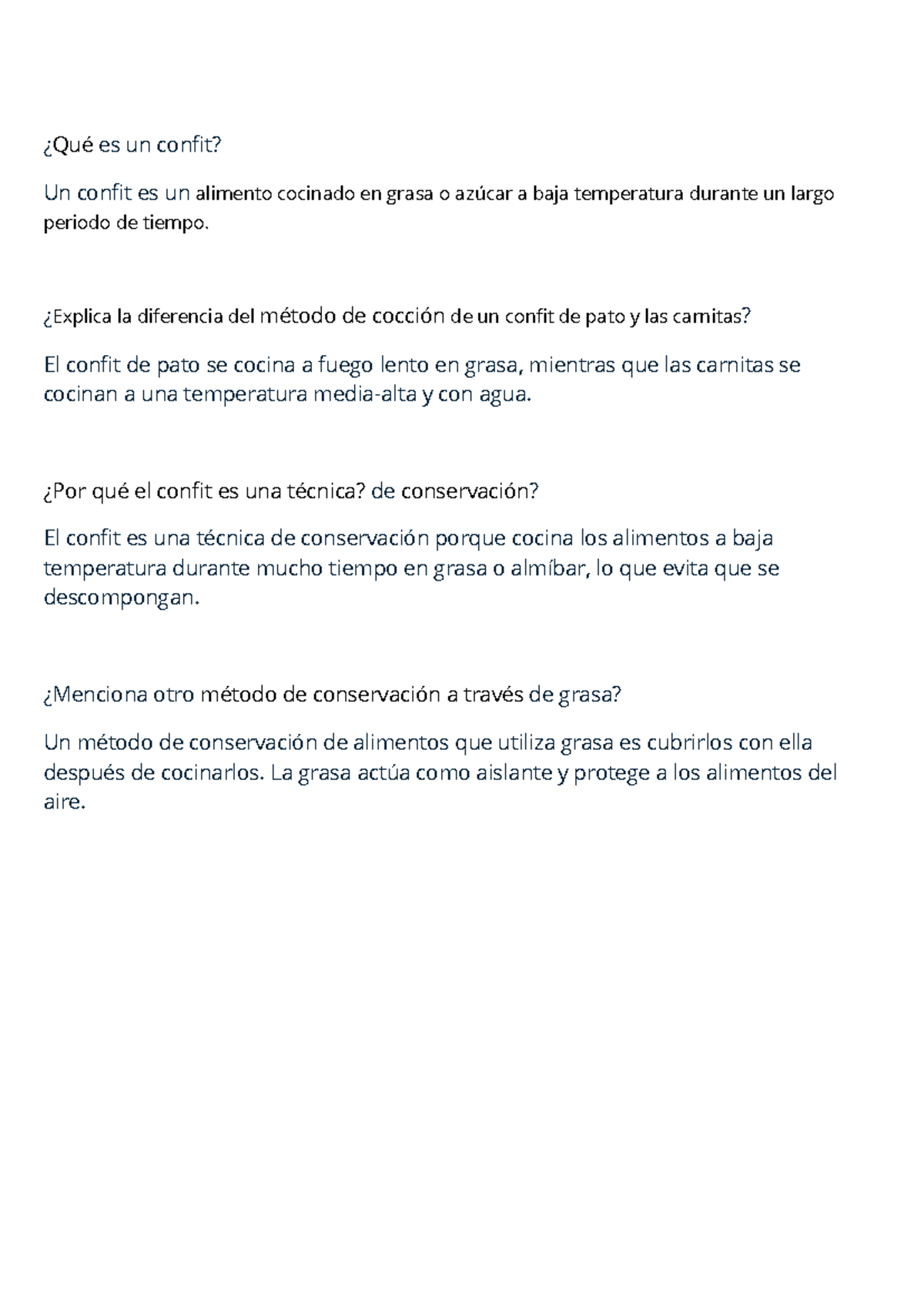 ¿Qué es un confit? Método de conservación y diferencias culinarias ...