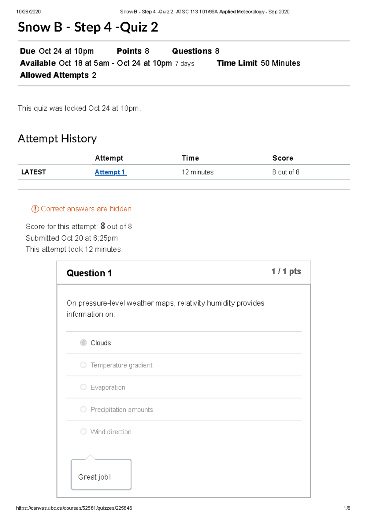 Quiz 2 (SNB) - Questions & Answers (Due Oct 24, 2020) - Studocu