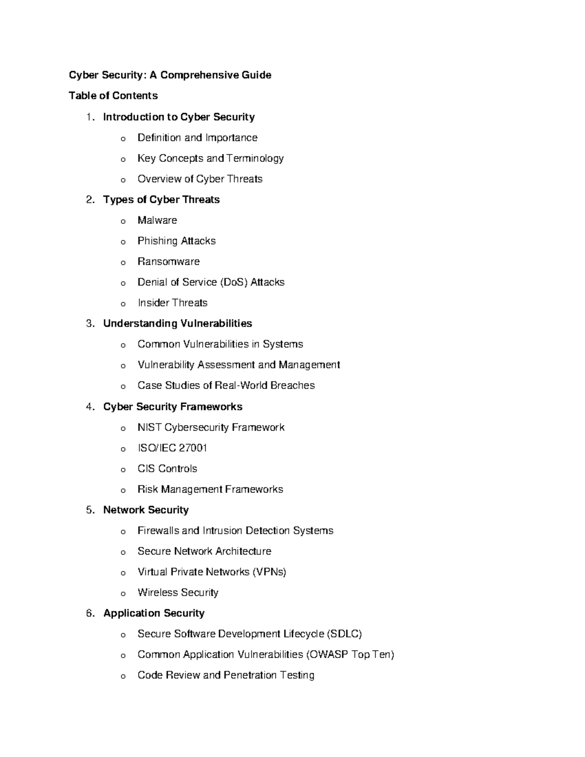Cyber Security - Artificial intelligences notes - Cyber Security: A ...