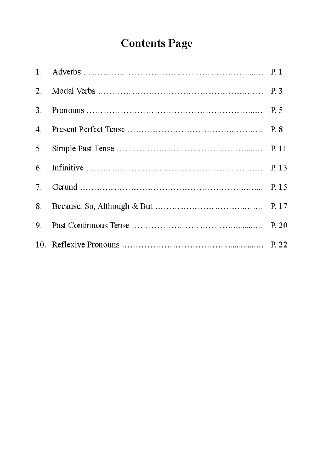 202012 P5ENG Comprehensive Grammar Notes for Students - Document Preview