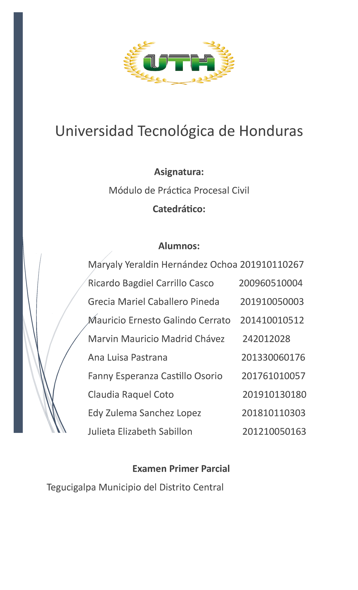 Demanda Ejecutiva Hipotecaria - Módulo Práctica Procesal Civil - Document Preview