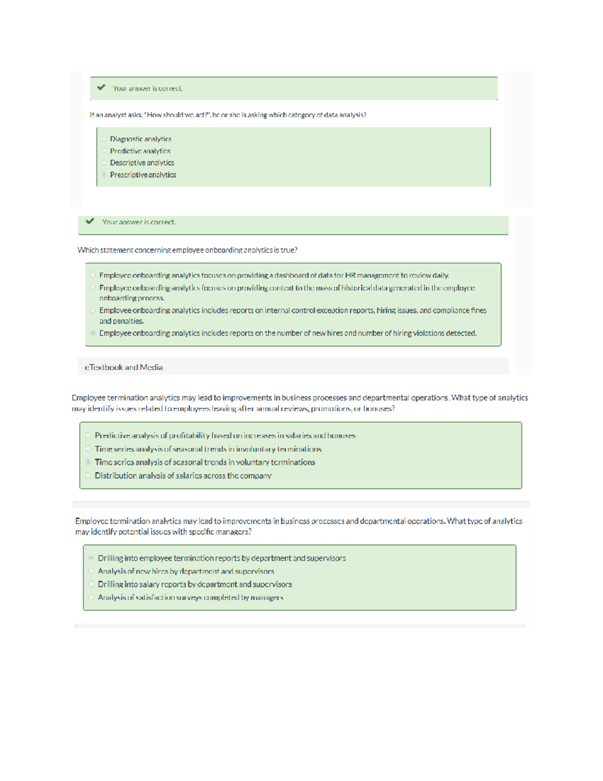 Quiz for Chapter 3 Lecture: Data Analytics Insights - Studocu