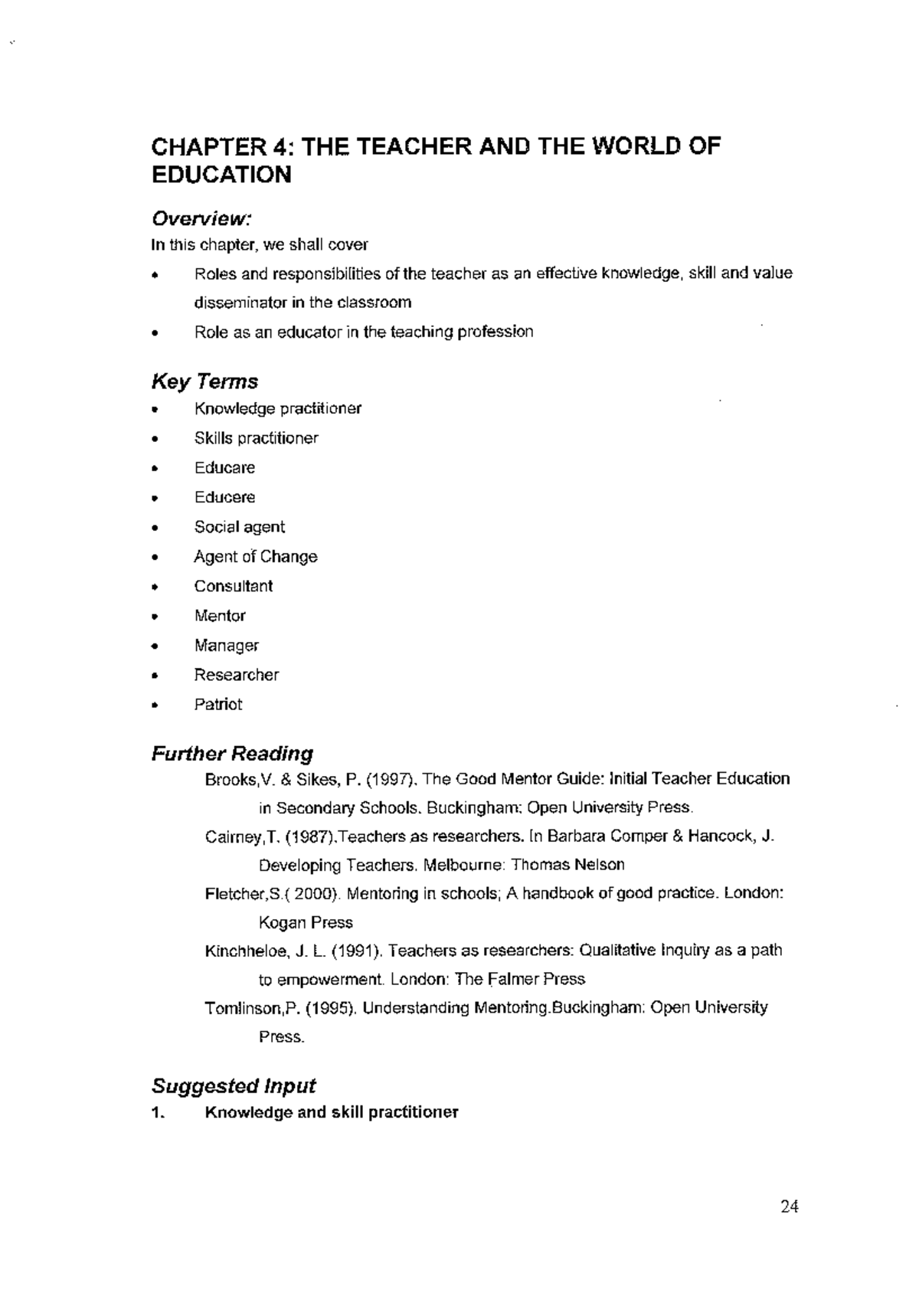The Roles and Responsibilities of a Teacher in Education - Studocu