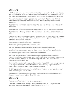 Innovation Management - Study Notes & Assignments - Studocu