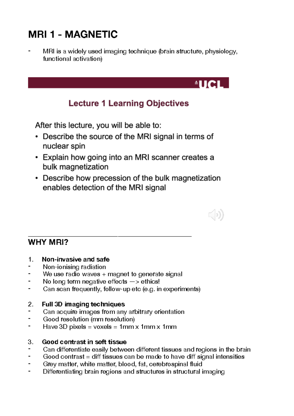 MRI 1: Comprehensive Overview of Magnetic Resonance Imaging Techniques ...