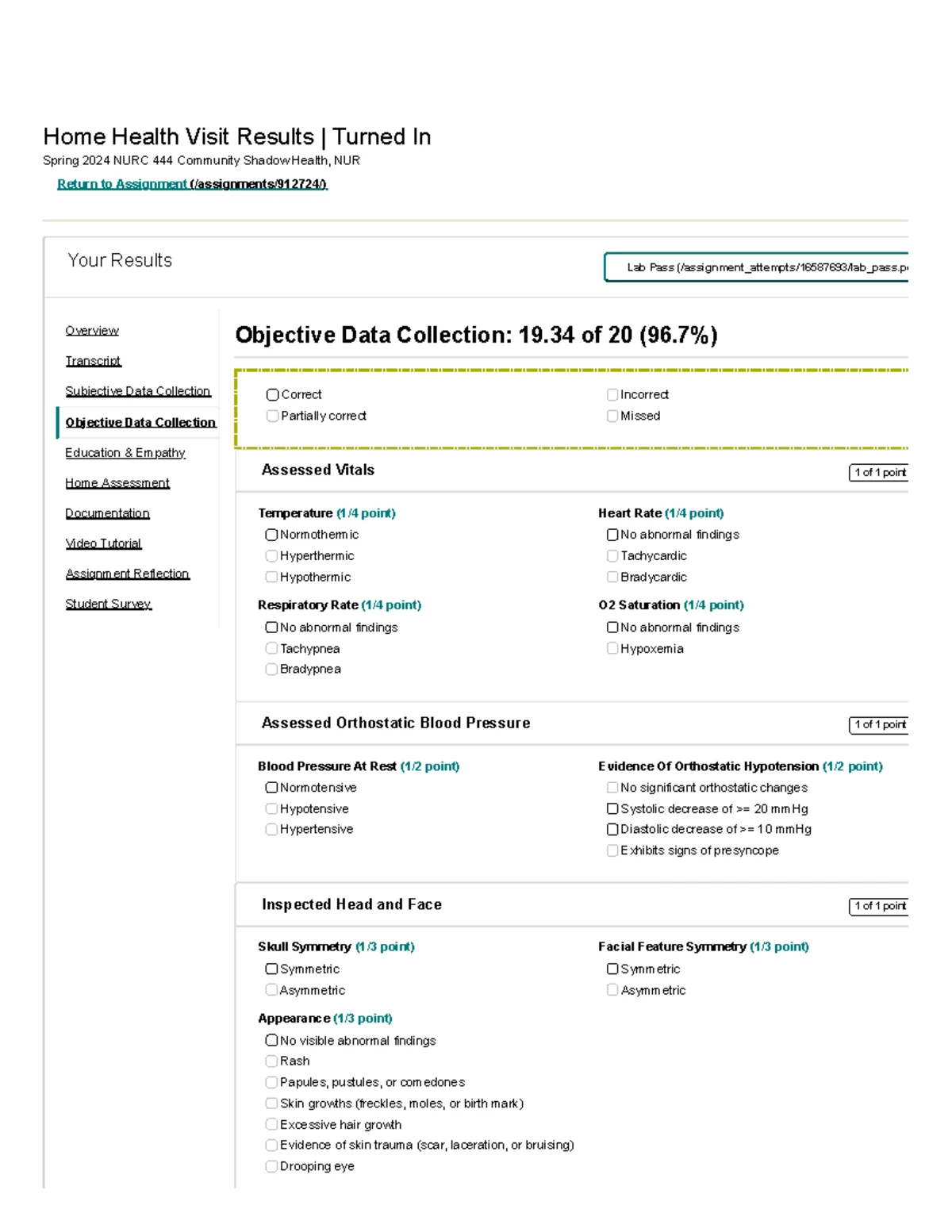 Tanner bailey Comprehensive Assessment with Barriers to Care Subjective ...