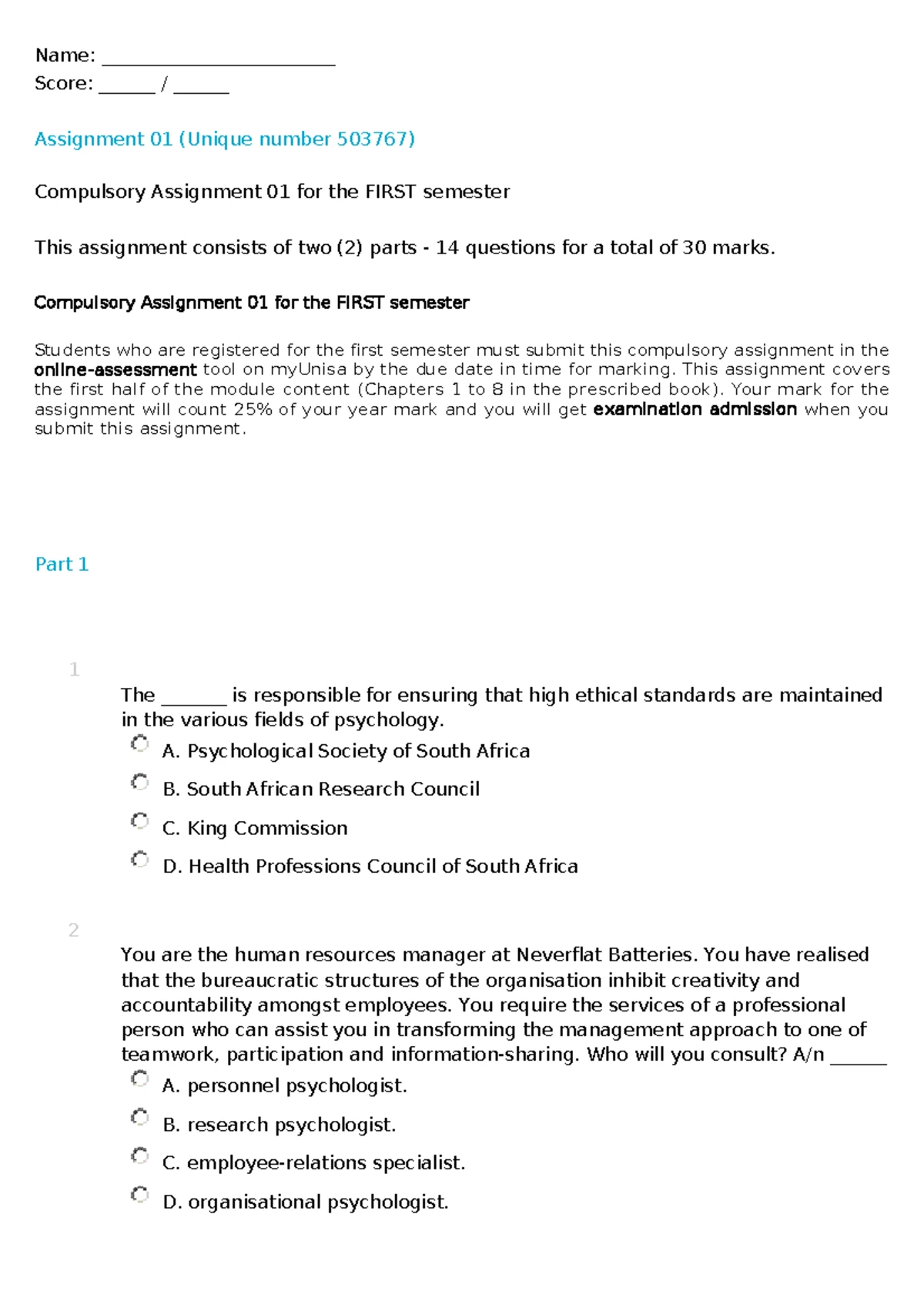 Assessment 4 Attempt 1 Review: Key Insights and Recommendations - Studocu