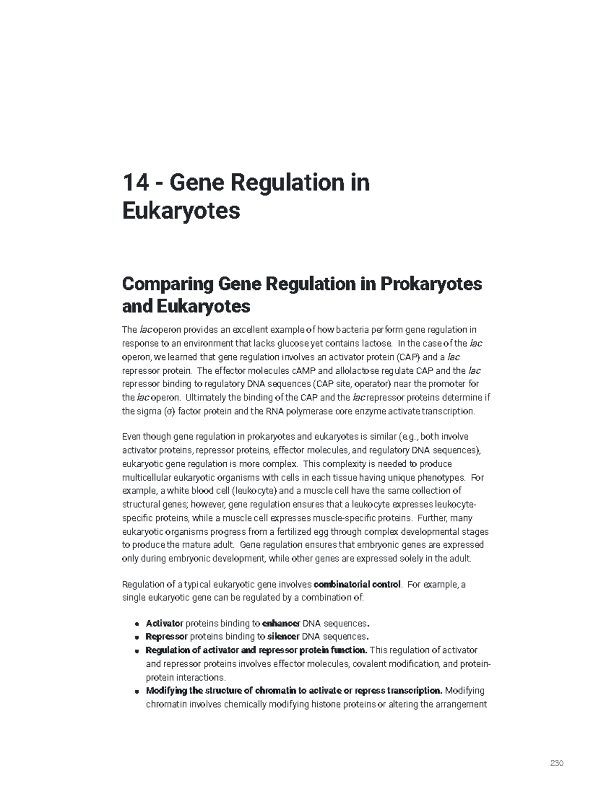 BIO 375: Gene Regulation Mechanisms in Eukaryotes and Prokaryotes - Studocu