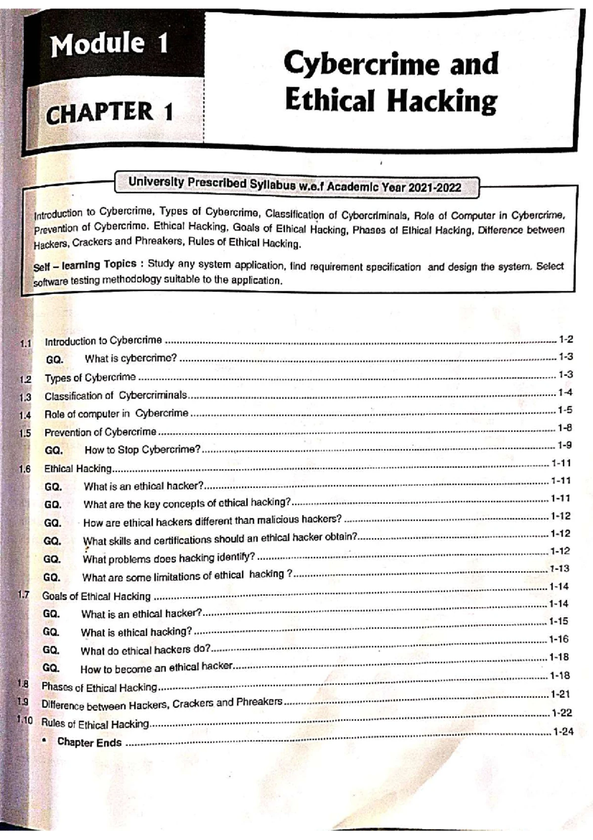 Digital Forensics - Ethical Hacking Methodology (Module 1) - Studocu