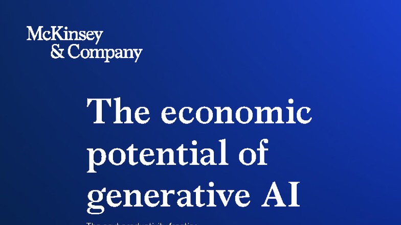 The Economic Potential of Generative AI: Insights and Implications for ...