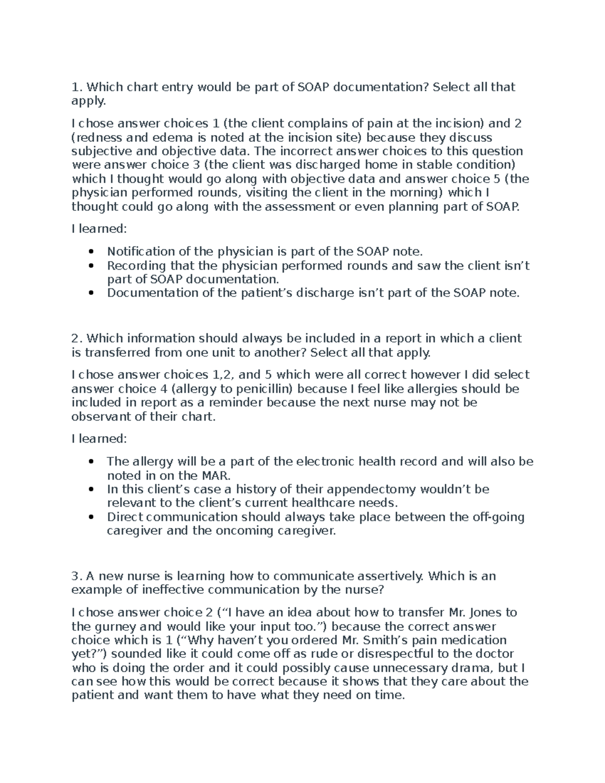 FA Davis - Communication & Documentation Review for Nursing Practices ...