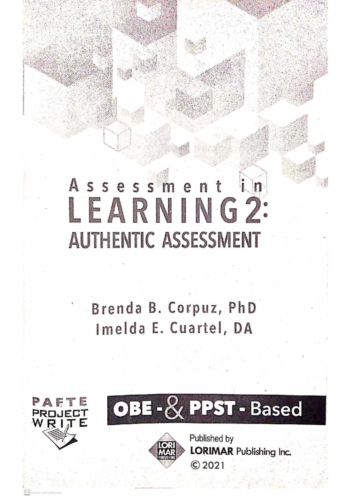 Assessment in Learning 2: Authentic Assessment Overview and Insights ...