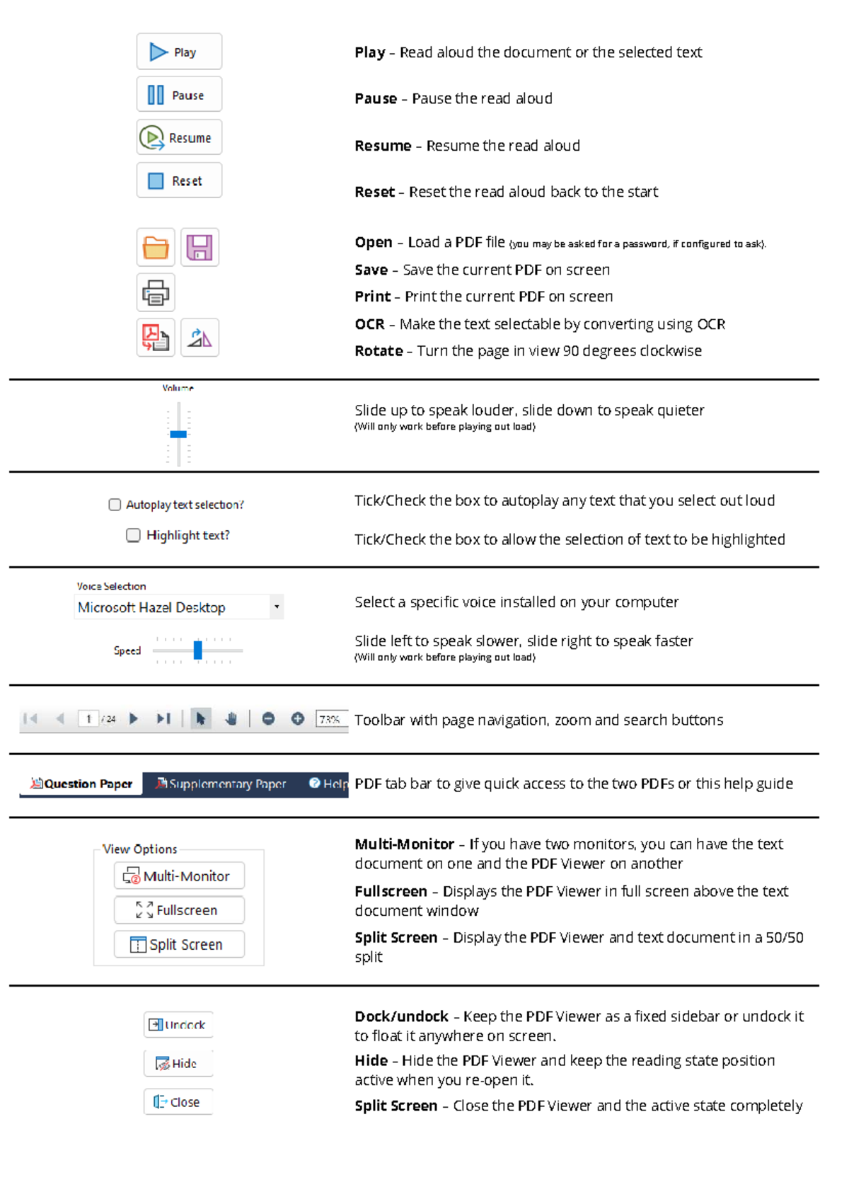 PDFReader Help Guide: Features & Navigation Tips - Studocu