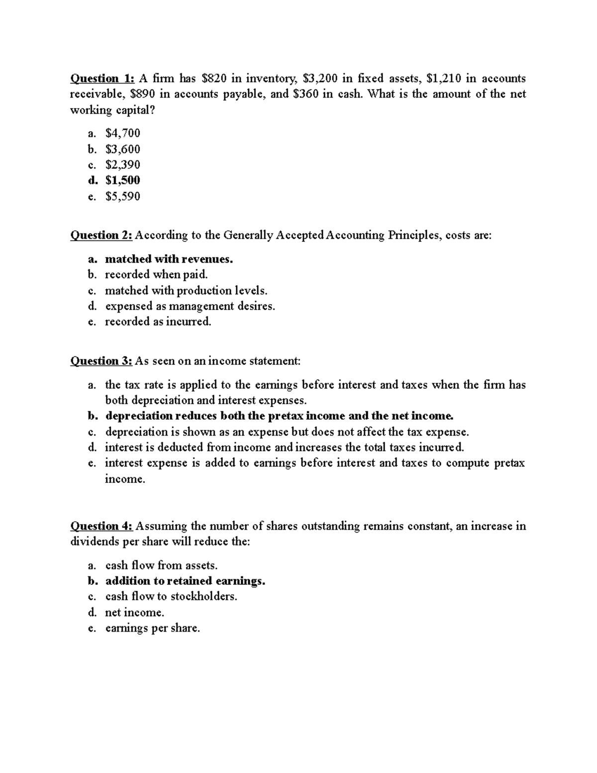 Chapter 2: Financial Statements & Cash Flow Analysis in Accounting ...