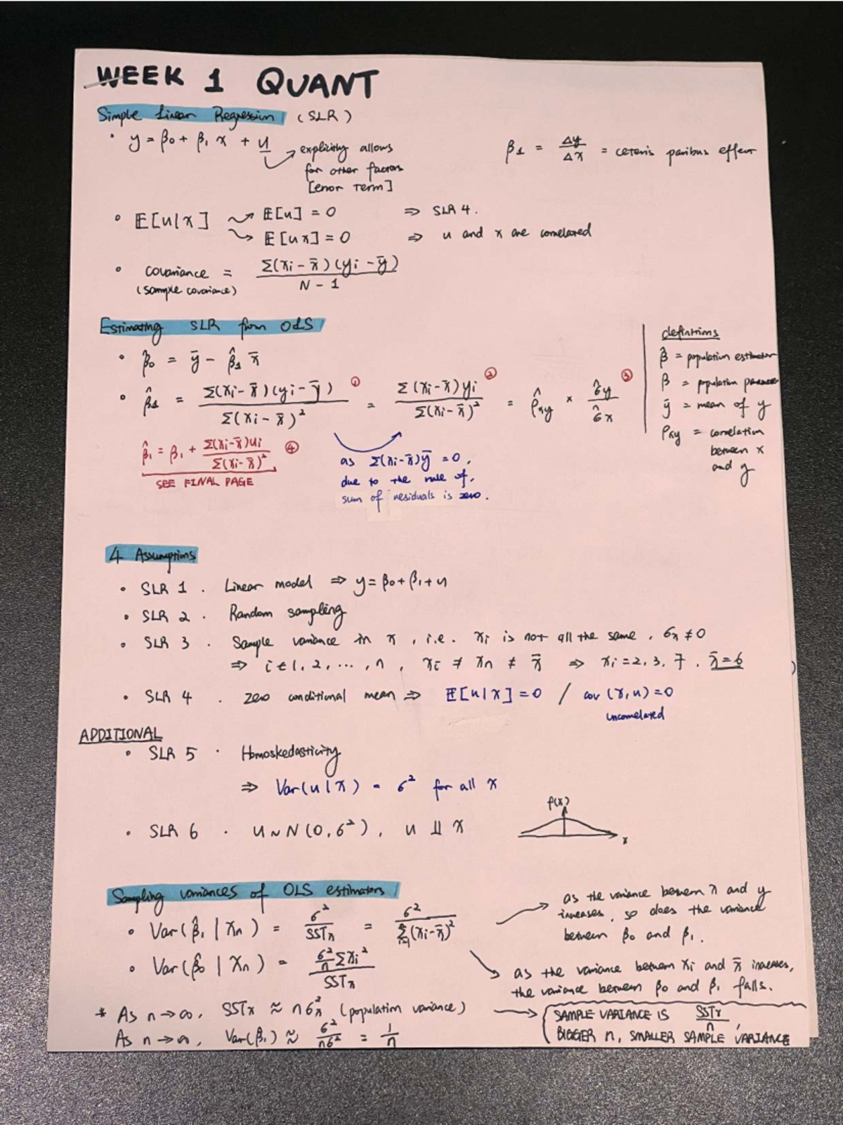 A2 WEEK 4 Quant SFMPLC - Final Exam Notes - Studocu