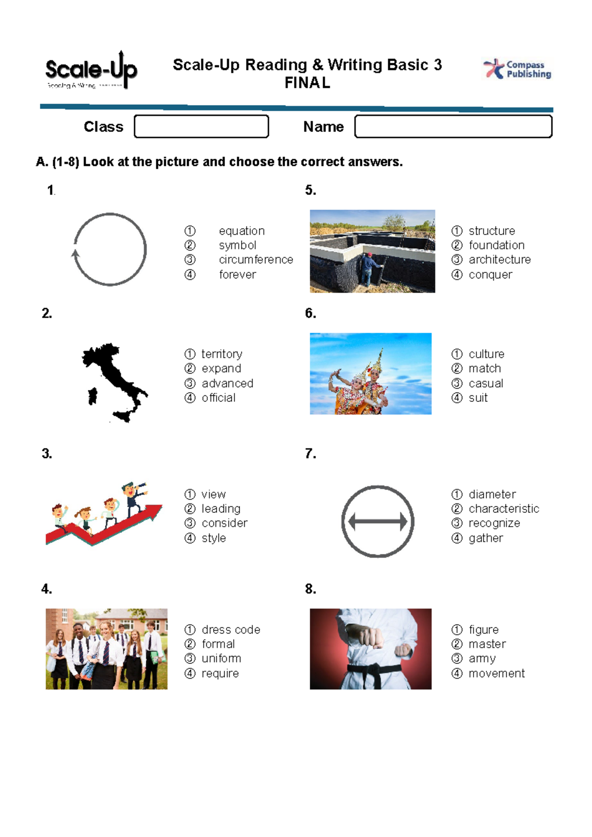 Scale-Up Reading & Writing 3 FINAL Exam Review - Studocu