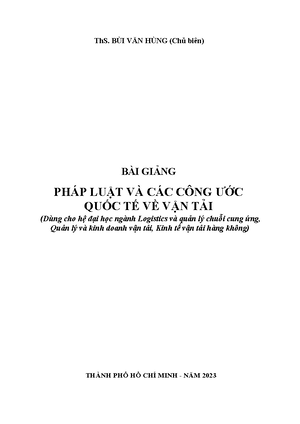 [Solved] trnh by nhng quy nh dnh cho ngi chuyn ch hng ho theo quy nh ti ...
