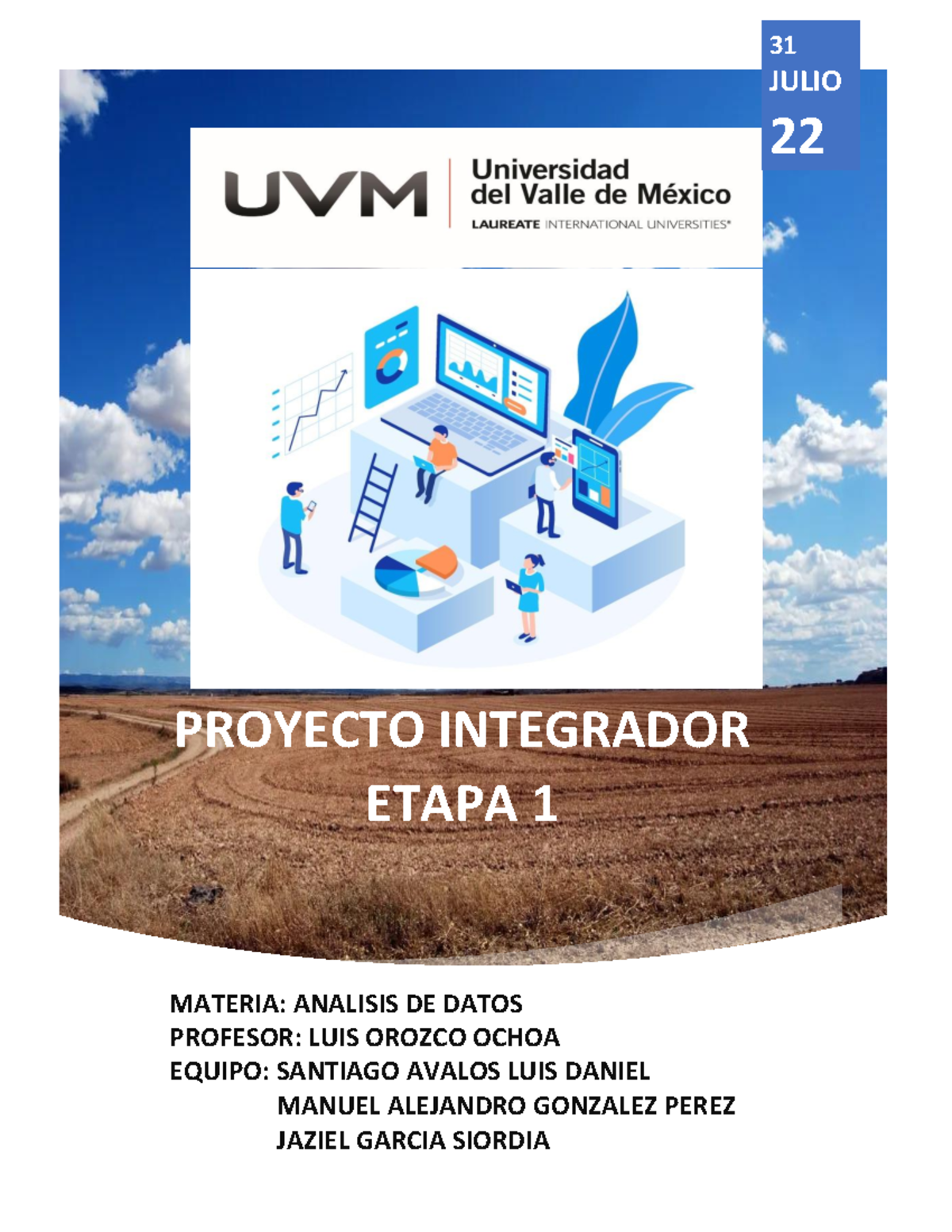 A# Proyecto Integrador 1 - PROYECTO INTEGRADOR ETAPA 1 MATERIA ...