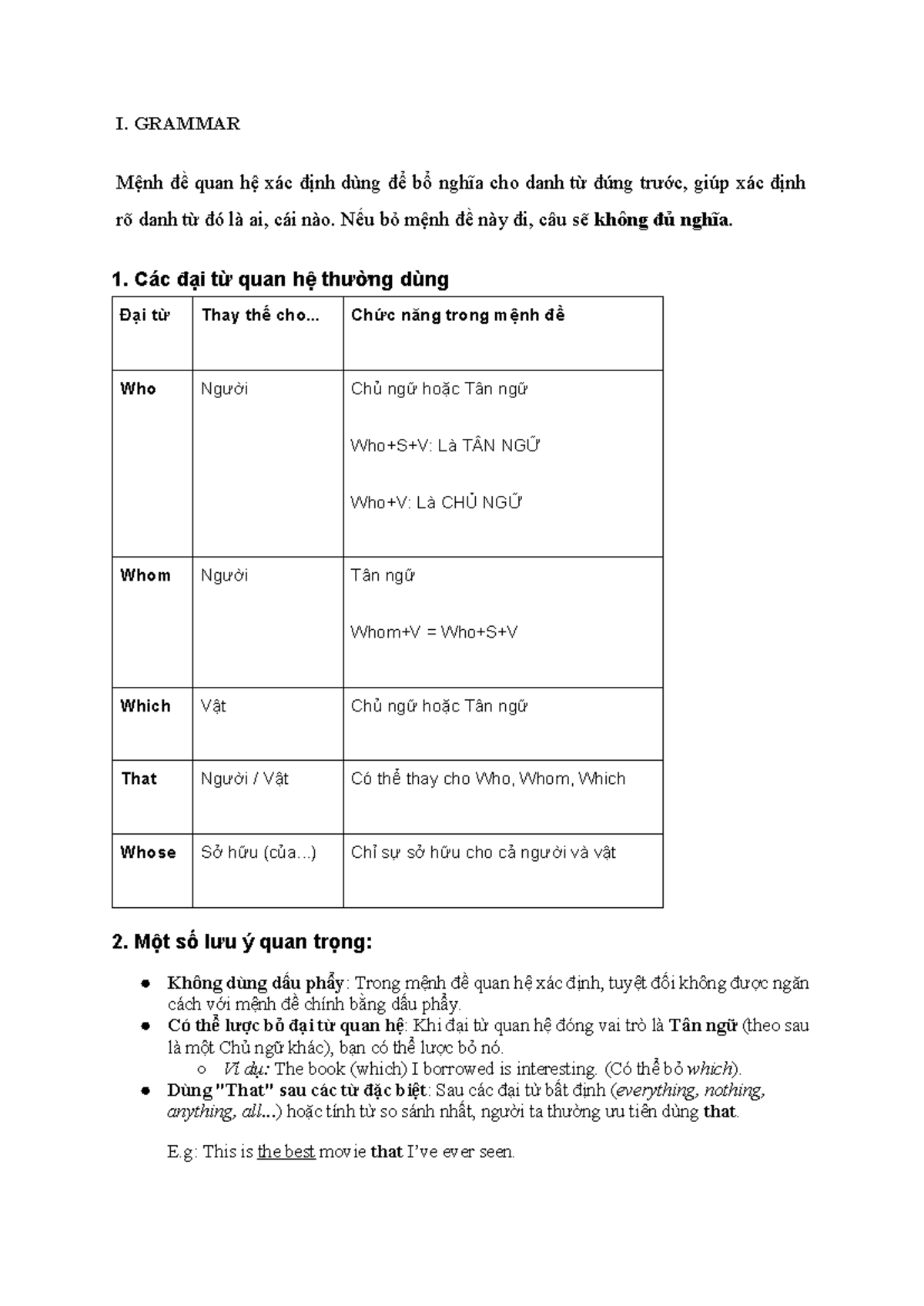 Grammar and Reading Exercises for Course 4 2 - Test - Studocu