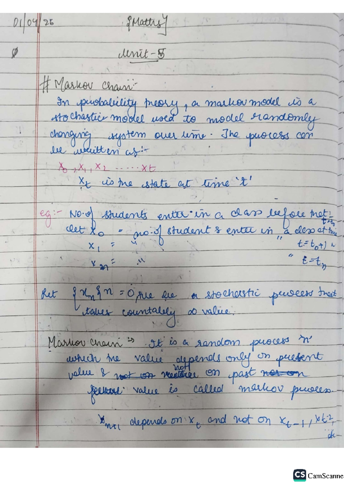 Maths Notes Chapter 5 - TS Course - Studocu