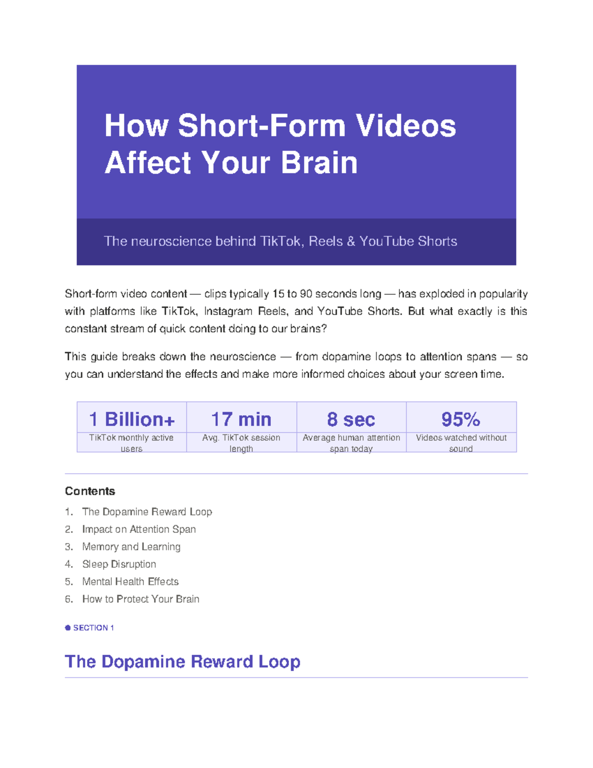 How Shorts Impact Your Brain: The Neuroscience of Quick Video Content ...