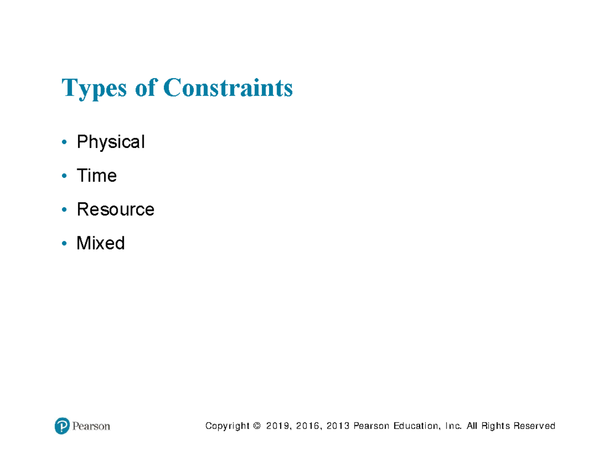 PM12 - Resource Constraints and Management Techniques Overview - Studocu