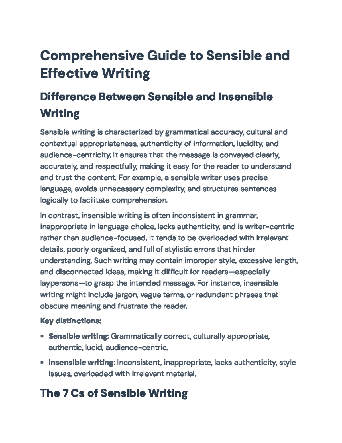 Comprehensive Guide to Effective Writing Strategies: Key Distinctions ...