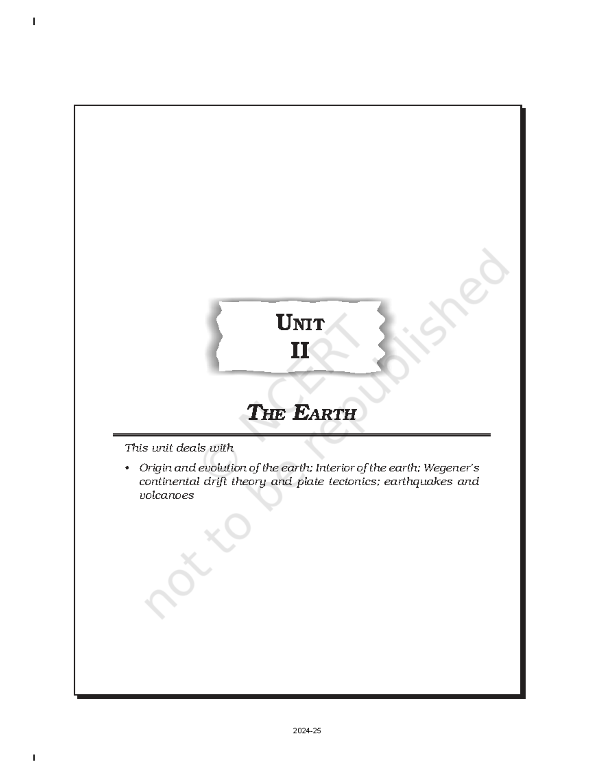 Geography 11: Chapter 2 - The Origin and Evolution of the Earth - Studocu