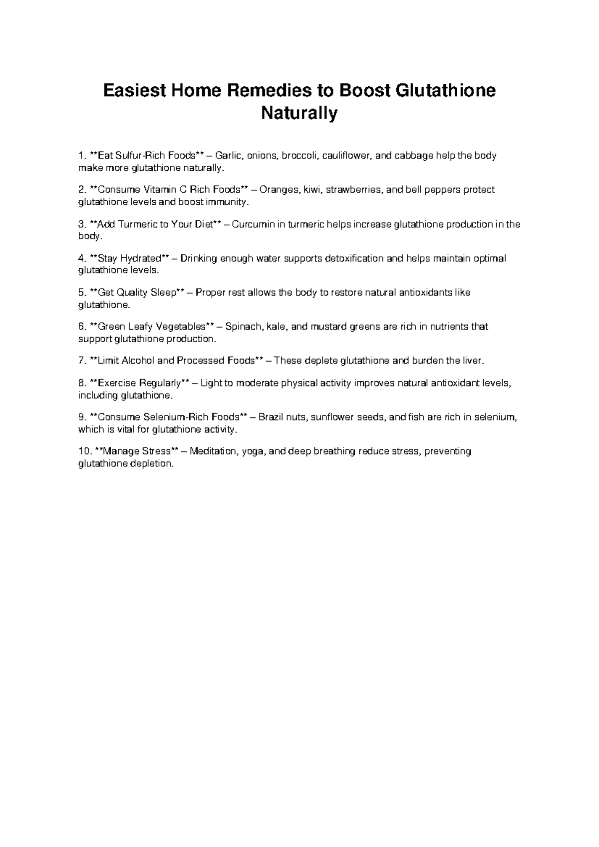 glutathione and depression How to Increase Cellular Glutathione main image 1
