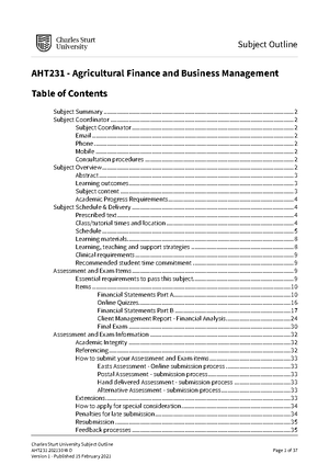 Module 1 - Intro to Agribusiness - Module 1: Introduction to ...