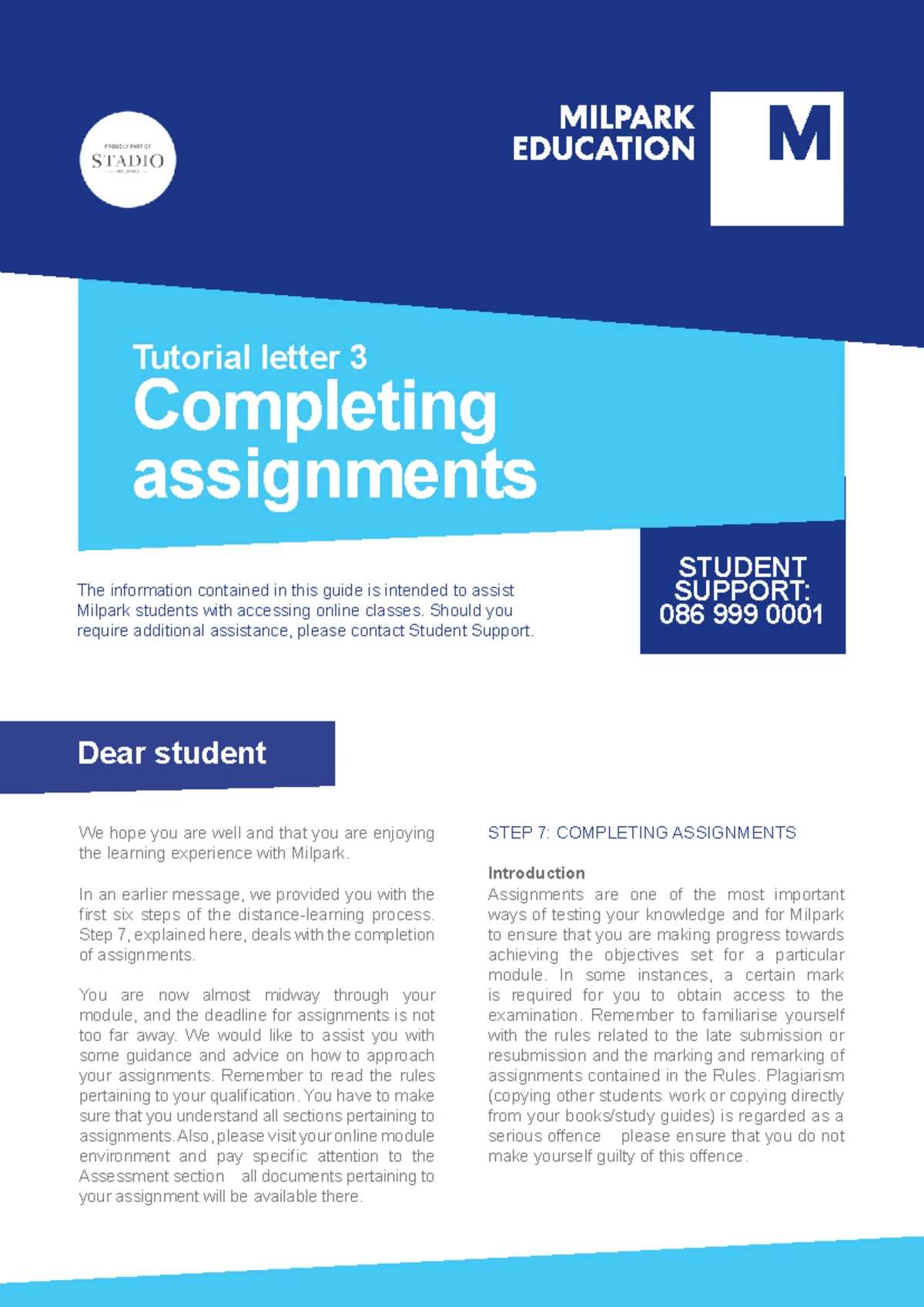 Final Exam Preparation Guide for Milpark Students: Tutorial Letter 4 ...