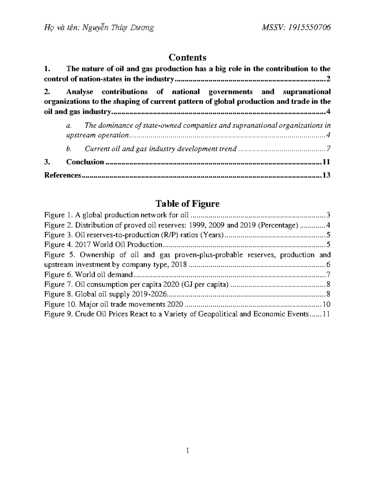 Topic collision of oil mnc - Contents The nature of oil and gas ...