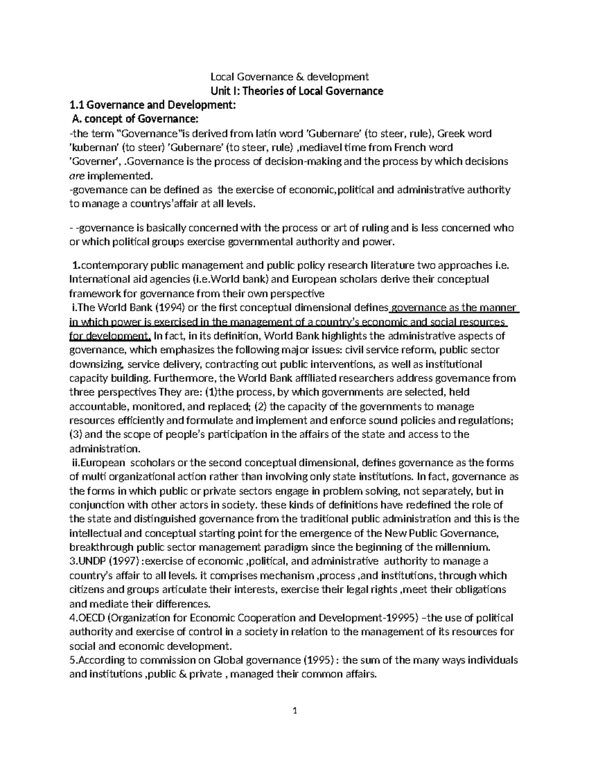 Diagnostic Study of Local Governance in Federal Nepal: Questionnaire ...