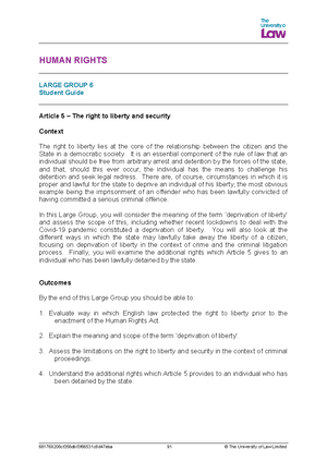 [Solved] is article 6 of the echr a absolute limited or qualified ...