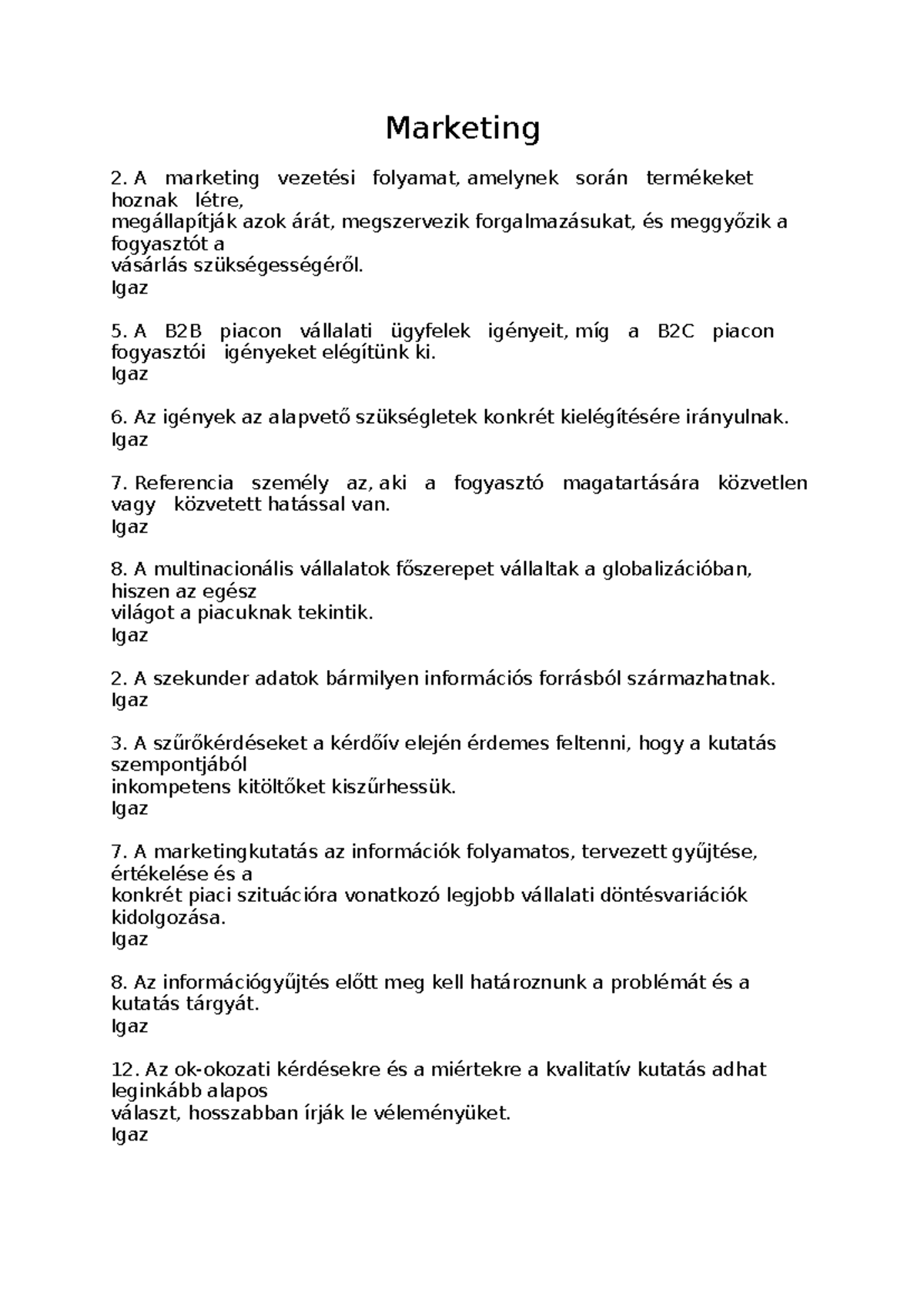 Kereskedelem és Marketing Alapjai - Tananyag (EFOP-3.4.3) - Studocu