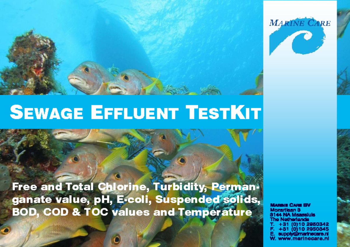 Sewage Effluent Testkit Instructions (Rev) - Free & Total Chlorine, pH ...