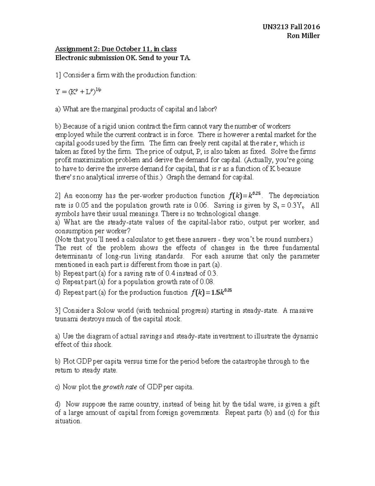 Syllabus UN3213 Sec001 - Intermediate Macroeconomics Econ UN3213, Fall ...