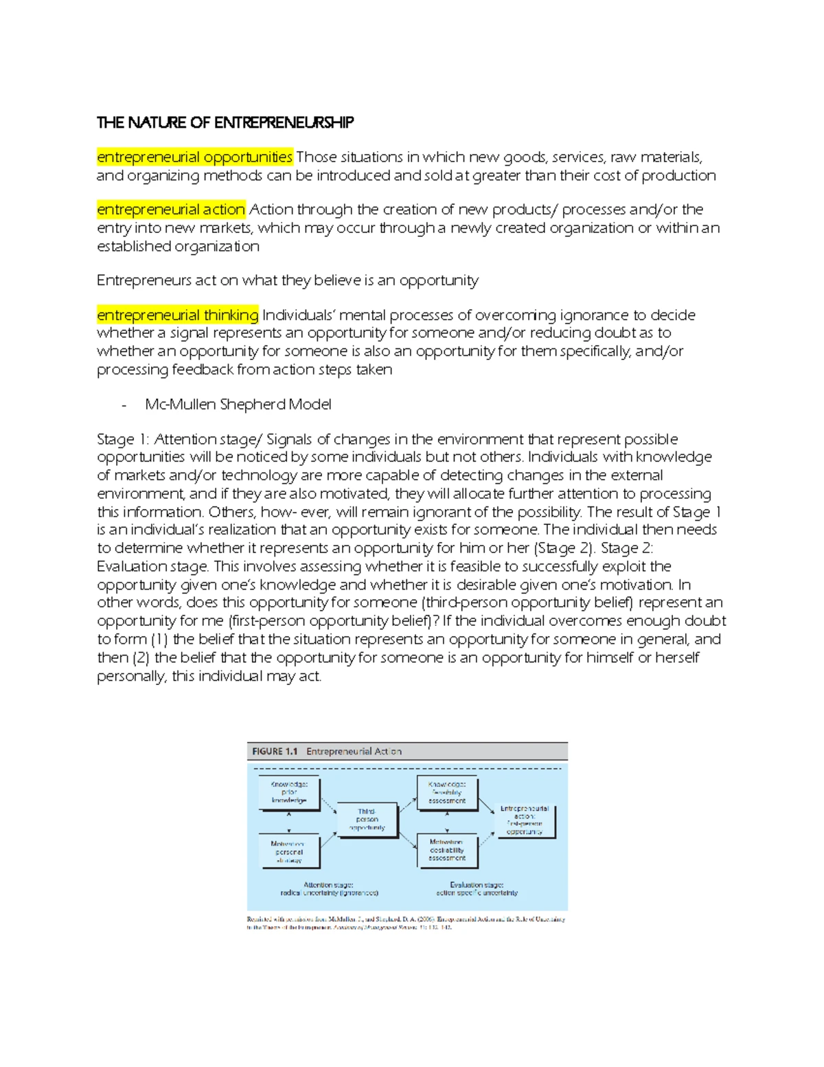 Chapter 1: Introduction to Entrepreneurship Concepts and Processes ...