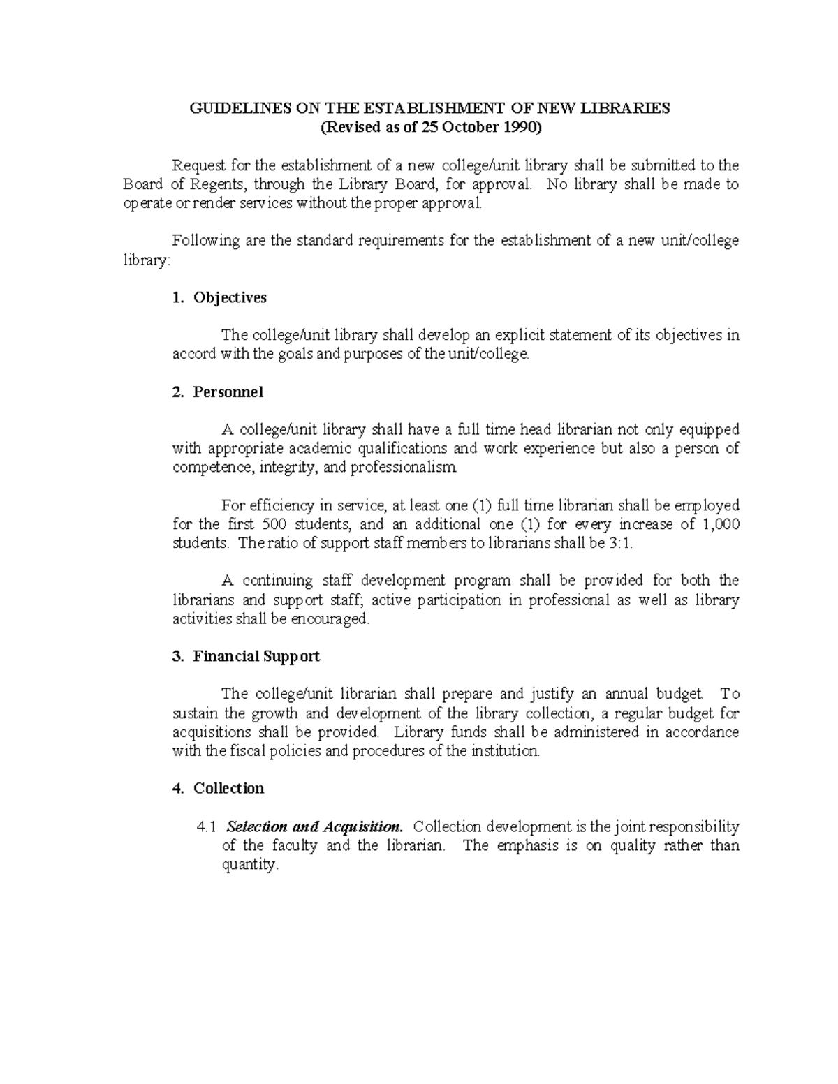 Guidelines for Establishing New Libraries: A Comprehensive Framework ...