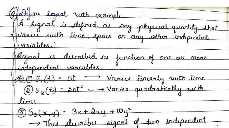 DSP Module 1 Theory: Understanding Signals and Systems - Studocu